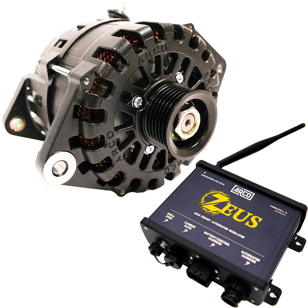 ARCO Zeus A275L 3.15 Alternator w/Isolated Ground, Terminal Block  Zeus High-Energy Alternator Regulator [4019-AZ1000]