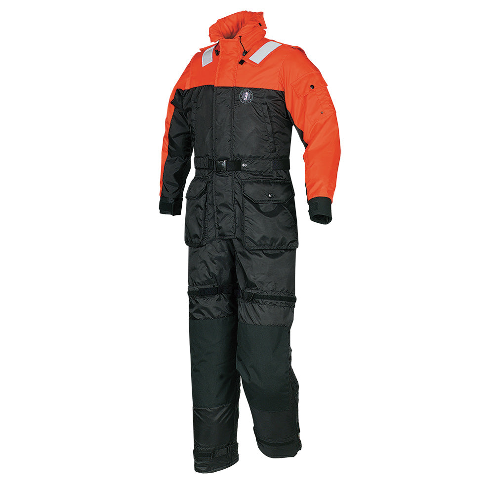Mustang Deluxe Anti-Exposure Coverall  Worksuit GS Version - Orange/Black - Large [MS2175GS-33-L]