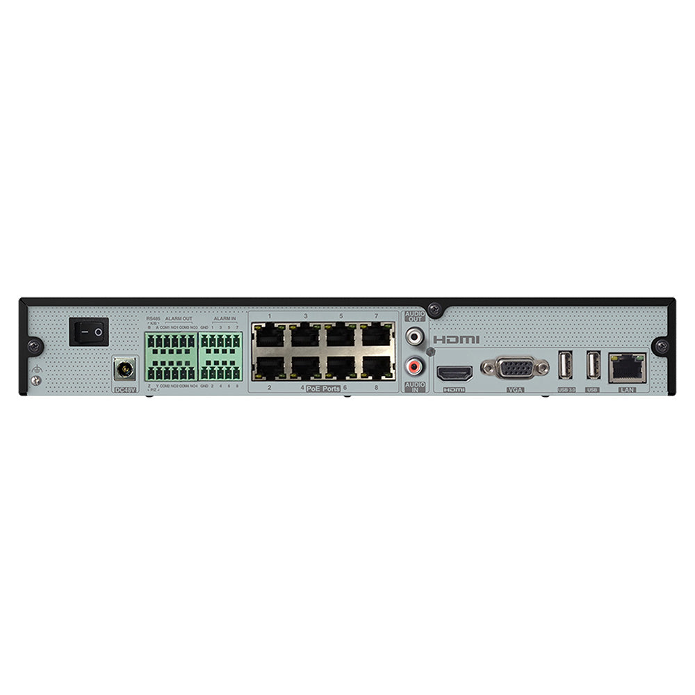 Speco 8-Channel Facial Recognition Recorder w/Smart Analytics - 2TB [N8NRX2TB]