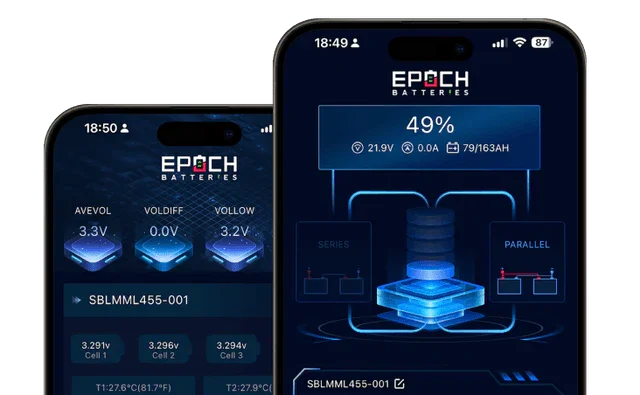 Epoch Battery 12V 460Ah V2 Elite Series - Heated & Bluetooth & Victron Comms LiFePO4 Battery - Green Vista Living