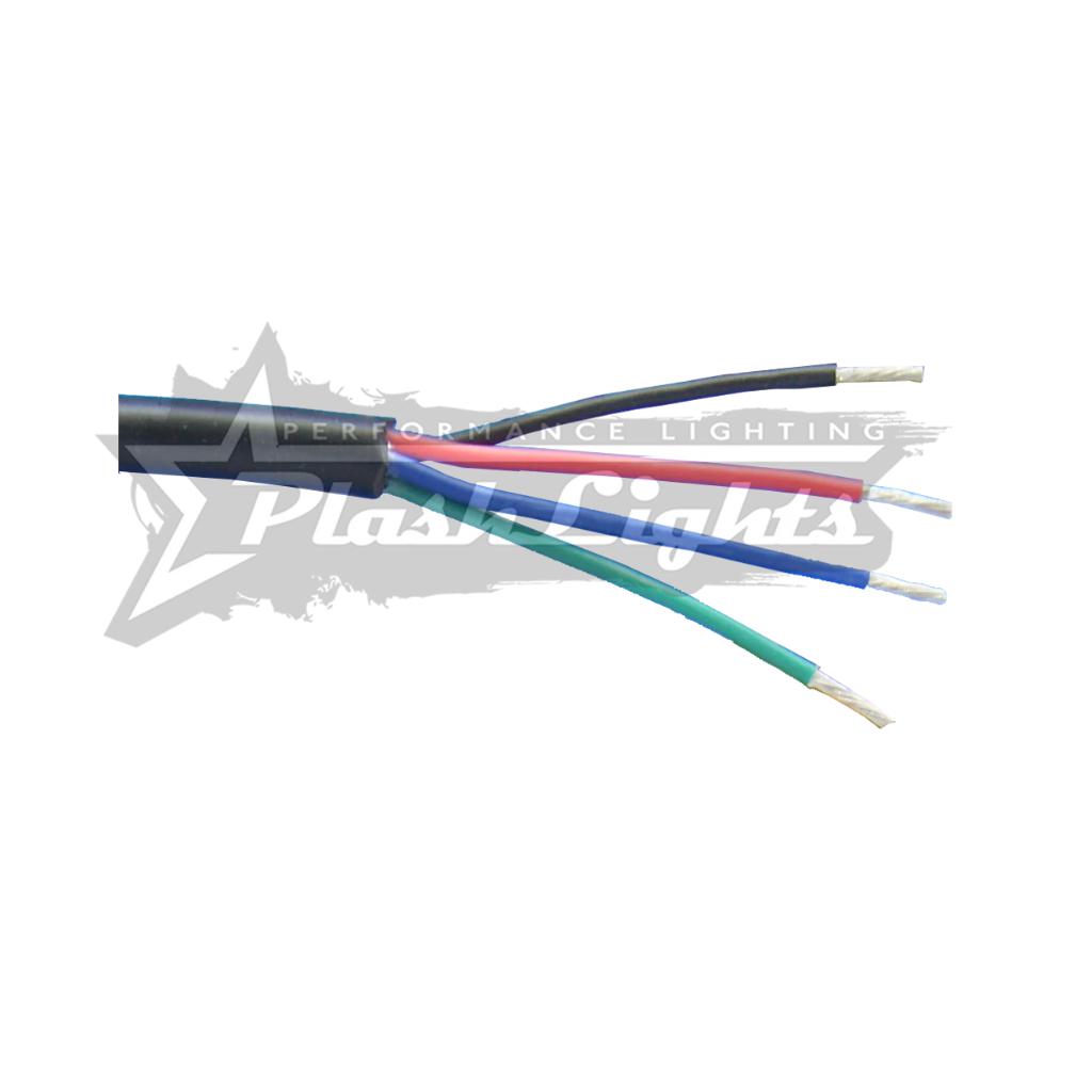 Plashlight 18AWG RGB 4 Conductor Wire - 150ft. Spool
