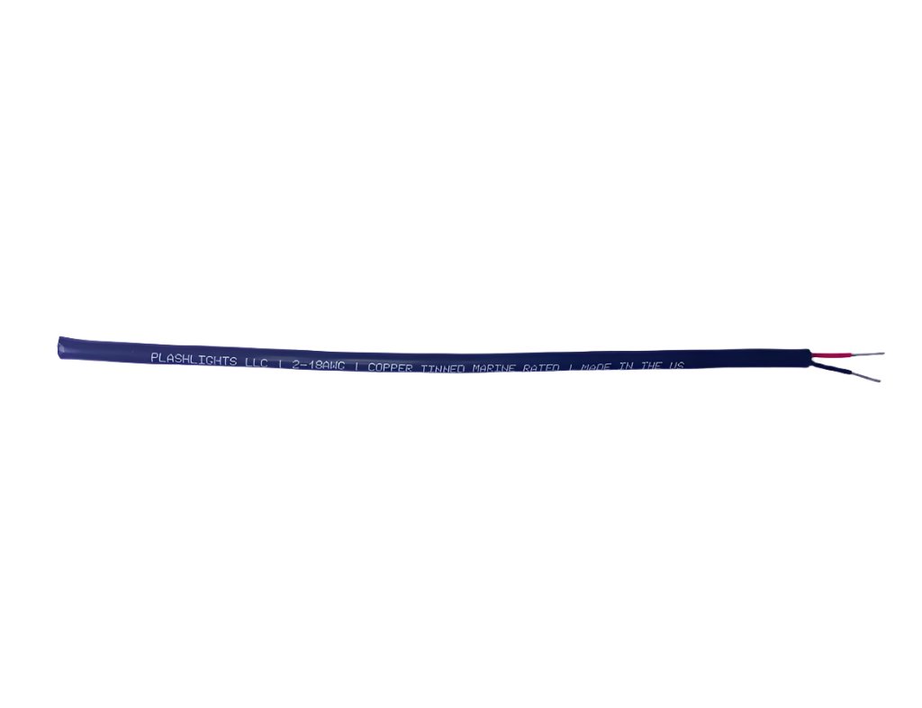 Plashlight Insulated Power Wire - 2 Conductor 18G (by the foot)