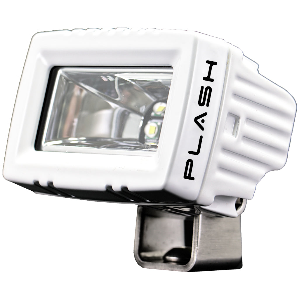 Plashlight 20W Low Profile LED Spreader Light - 120° Scene Flood -  Marine White