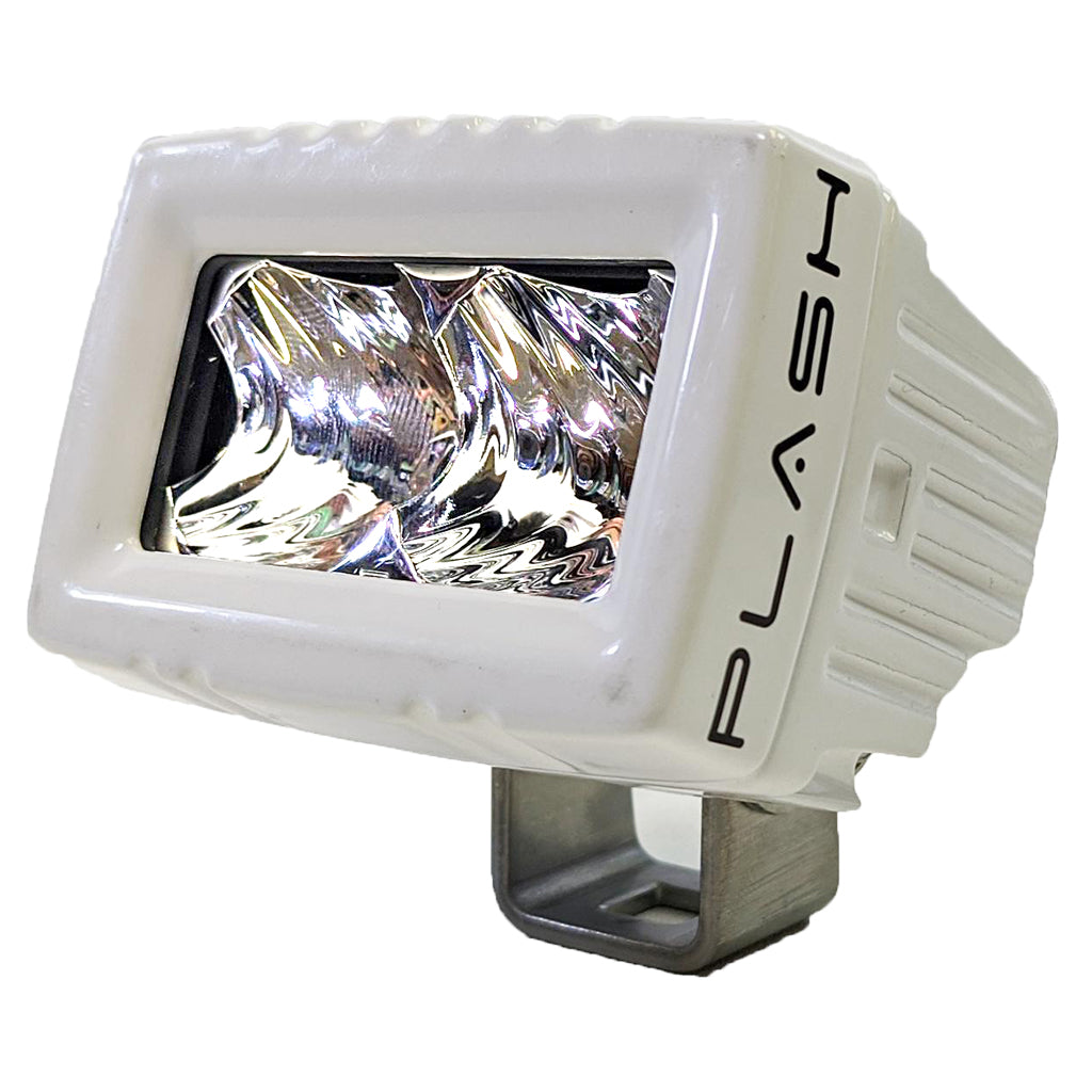 Plashlight 20W Low Profile LED Spreader Light - 8° Spot - Marine White