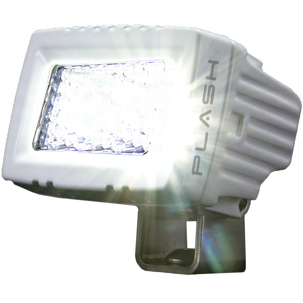 Plashlight 20W Low Profile LED Spreader Light - White Housing - Diffused