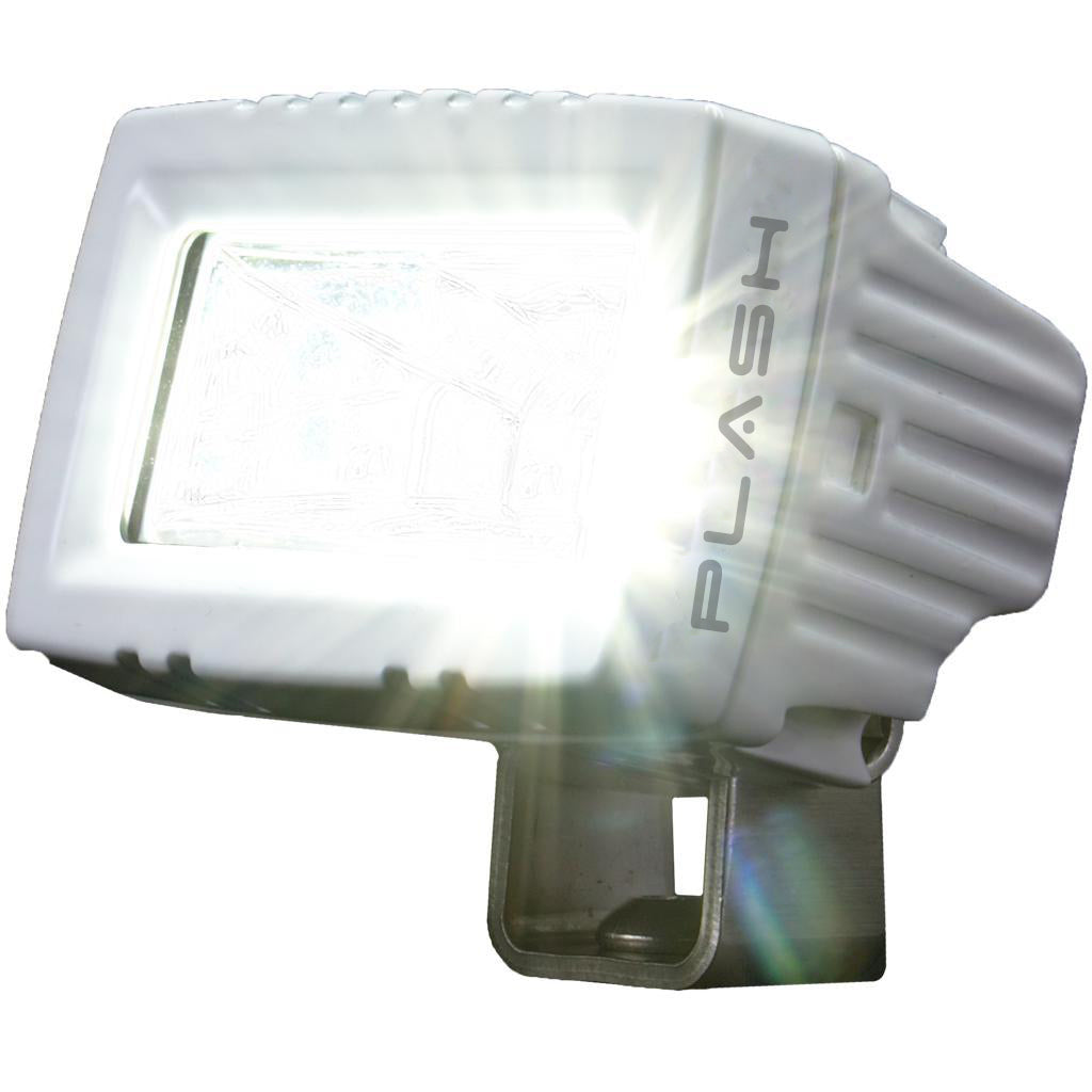 Plashlight 20W Low Profile LED Spreader Light - 120° Scene Flood -  Marine White