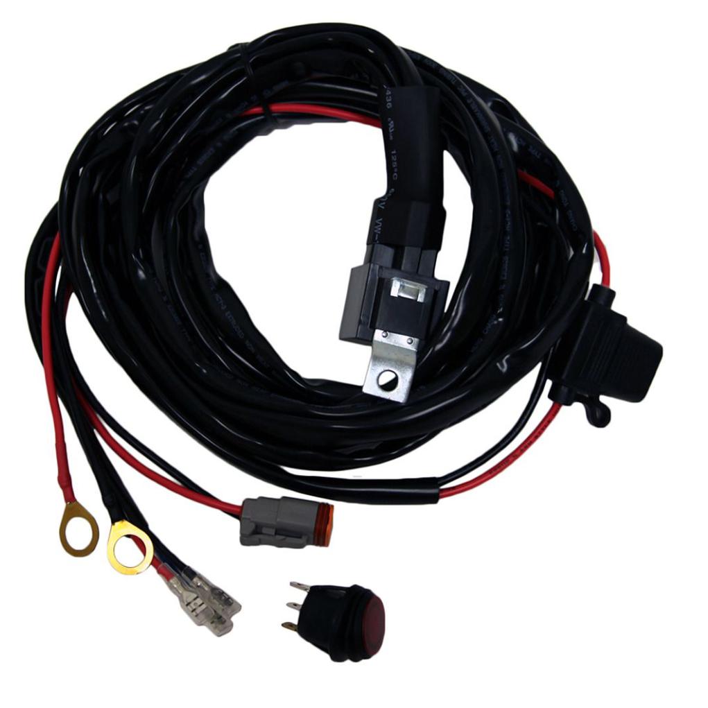 Plashlight Wiring Harness - 120W (up to 20" bar or equivalent) DT