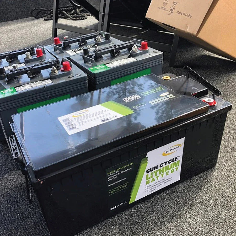 Go Power! 250Ah Lithium Iron Phosphate Solar Battery - Green Vista Living