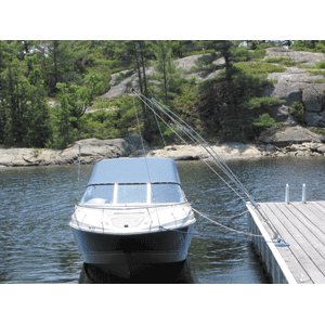 Dock Edge Premium Mooring Whips 2PC 16ft 20,000LBS up to 33ft [DE3800F]