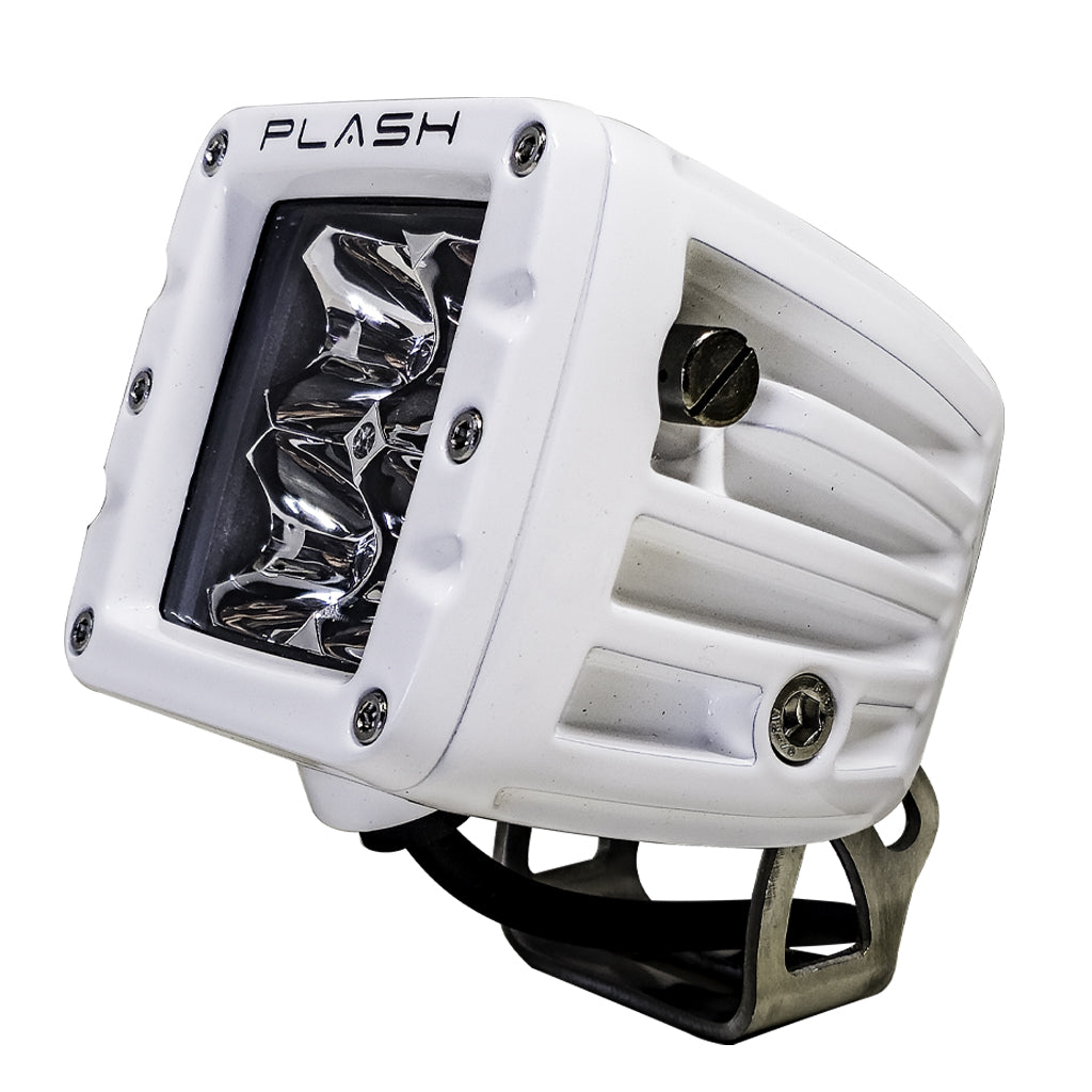 Plashlight Cube Light - 40W LED - 10° Spot - Marine White