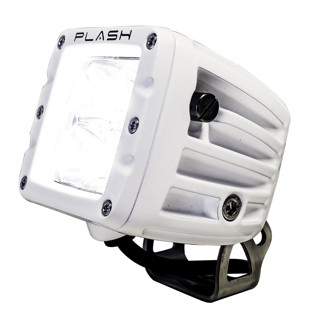 Plashlight Cube Light - 40W LED - 10° Spot - Marine White