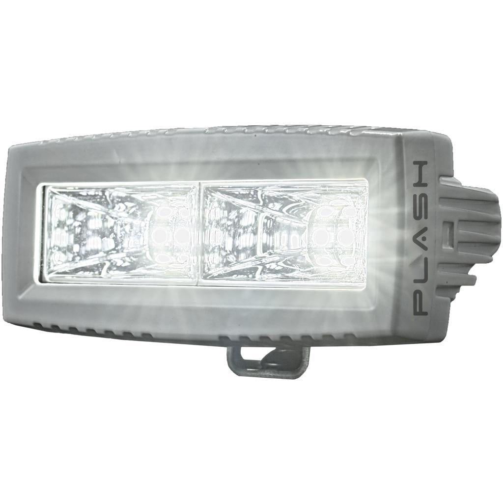 Plashlight 40W Low Profile LED Spreader Light - 120° Scene Flood - Marine White