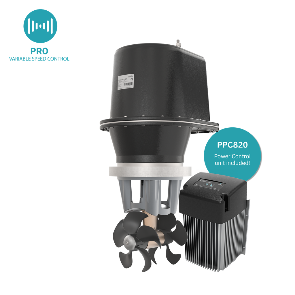 SLEIPNER SEP100/185T-1IP PROPORTIONAL TUNNEL THRUSTER | 12V | 100KG/220LB | IGNITION PROTECTED