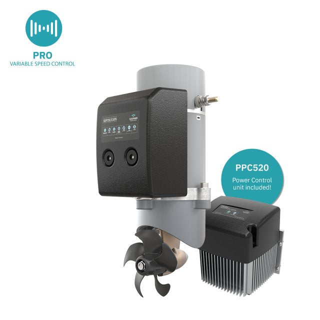 SLEIPNER SEP25/110S VARIABLE SPEED TUNNEL THRUSTER | 12V | 25KGF/55LBF THRUST | 2HP/1.5KW | SINGLE PROP
