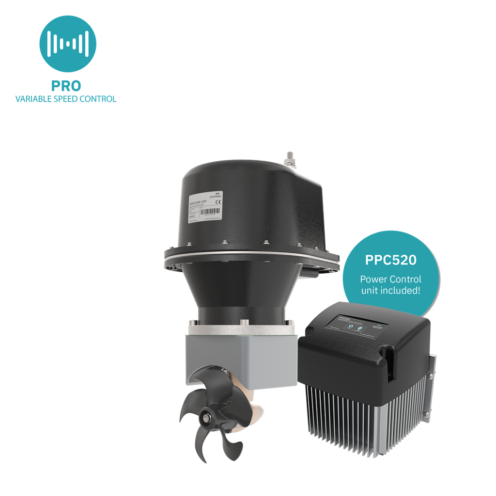 SLEIPNER SEP50S PROPORTIONAL TUNNEL THRUSTER | 12V | 50KG/110LB | IGNITION PROTECTED | SEP50/140S-1IP