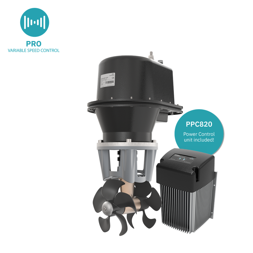 SLEIPNER SEP80/185T-1IP PROPORTIONAL TUNNEL THRUSTER | 12V | 80KG/176LB | IGNITION PROTECTED