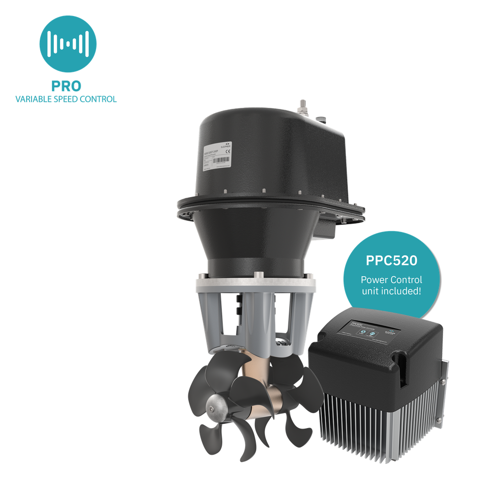 SLEIPNER SEP80/185T-2IP PROPORTIONAL TUNNEL THRUSTER | 24V | 80KG/176LB | IGNITION PROTECTED