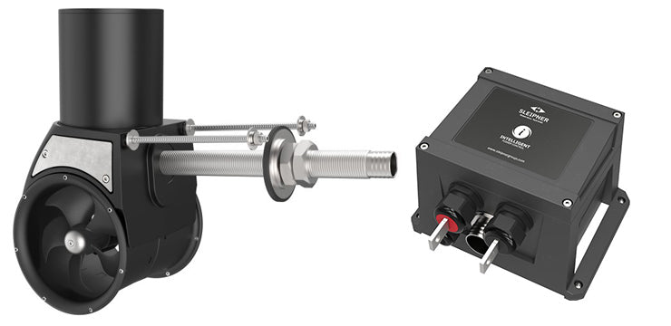 SLEIPNER SX50 EXTERNAL STERN THRUSTER | 12V | 50-62KG THRUST | FOR TRANSOMS UP TO 150MM