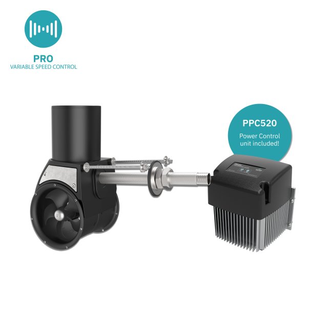 SLEIPNER KIT: SXP35 EXTERNAL PRO THRUSTER | 12V PROPORTIONAL | 35KG/77LB THRUST | FITS UP TO 150MM TRANSOMS | SXP35-150MM-2