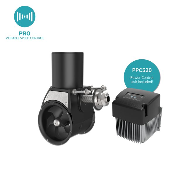 SLEIPNER KIT: SXP35 EXTERNAL PRO THRUSTER | 12V PROPORTIONAL | 35KG/77LB THRUST | FITS UP TO 50MM TRANSOMS | SXP35-50MM-2