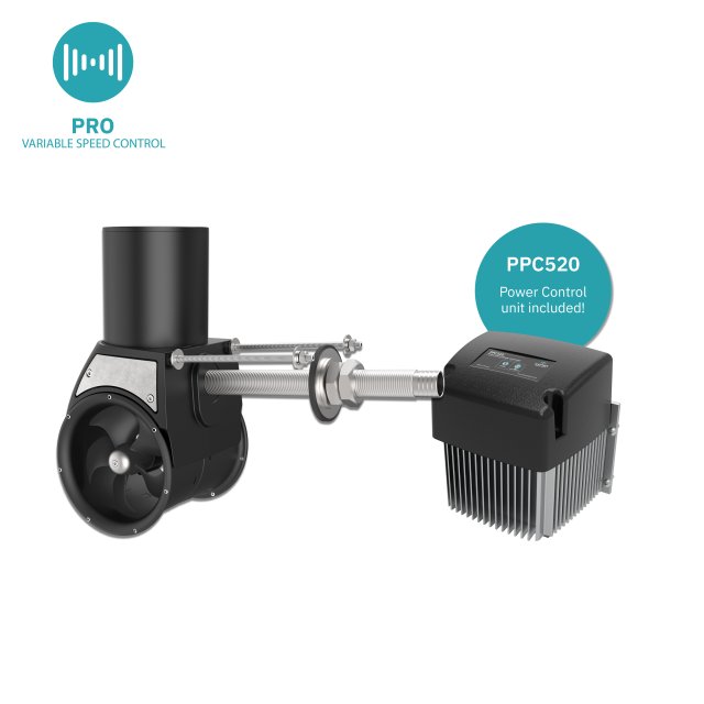 SLEIPNER KIT: SXP50 EXTERNAL PRO THRUSTER | 12V PROPORTIONAL | 50KG/110LB THRUST | FITS UP TO 150MM TRANSOMS | SXP50-150MM-2