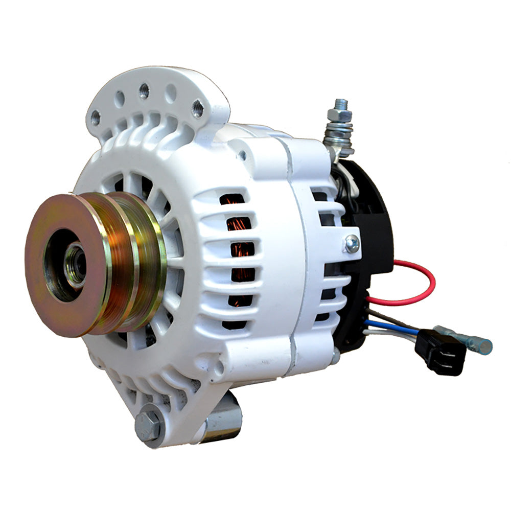 Balmar Alternator 100 AMP 12V 1-2" Single Foot Spindle Mount J10 Pulley w/Isolated Ground [621-100-J10]