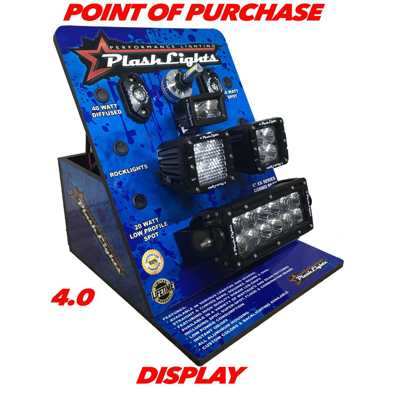 Plashlight POP Counter Display - Auto (Small)