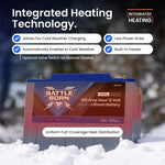Battle Born 100Ah 12V Smart Heated LiFePO4 Deep Cycle Battery Kit - Green Vista Living
