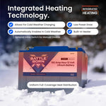 Battle Born 100Ah 12V LiFePO4 Heated Battery Kit - Green Vista Living
