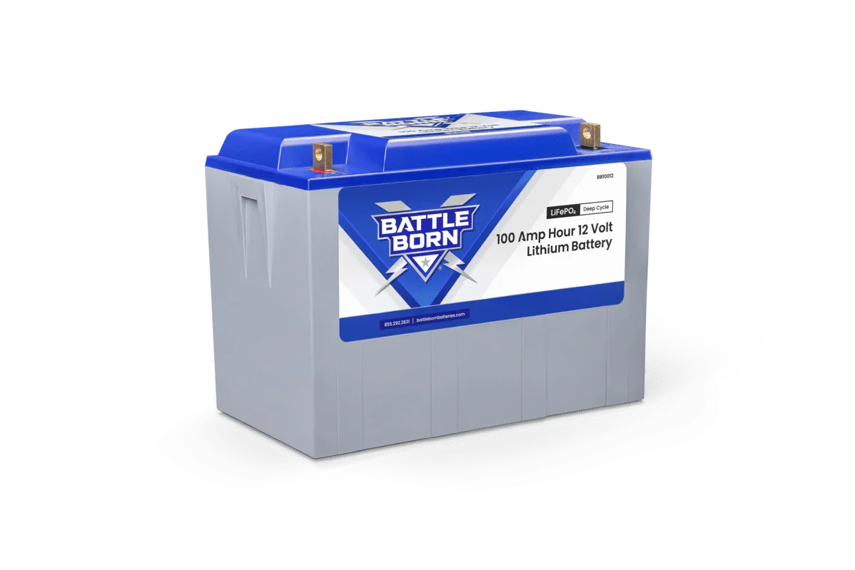 Battle Born 100Ah 12V LiFePO4 Deep Cycle Battery - Green Vista Living