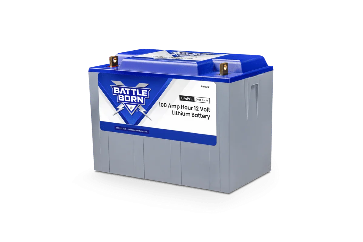 Battle Born 100Ah 12V LiFePO4 Deep Cycle Battery - Green Vista Living