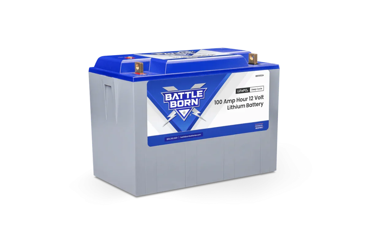 Battle Born 100Ah 12V LiFePO4 Heated Battery Kit - Green Vista Living