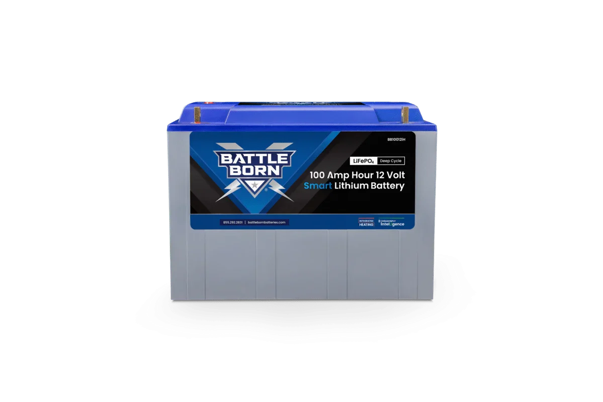 Battle Born 100Ah 12V Smart Heated LiFePO4 Deep Cycle Battery Kit - Green Vista Living