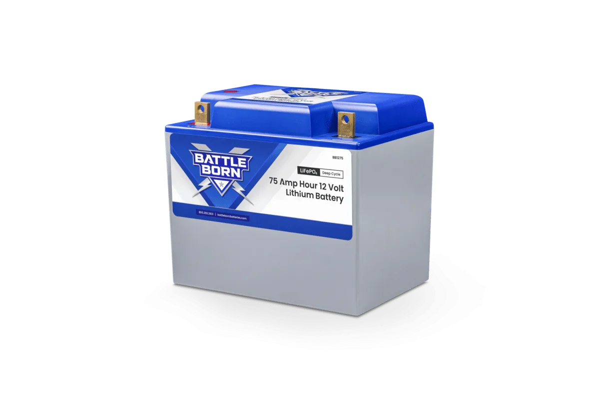 Battle Born 75Ah 12V Group 24 LiFePO4 Deep Cycle Battery - Green Vista Living