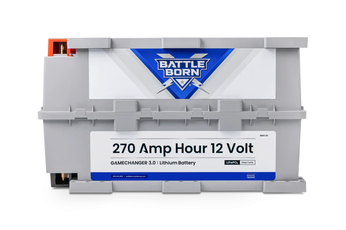 Battle Born 270Ah 12V GC3 LiFePO4 Heated Battery Kit - Green Vista Living