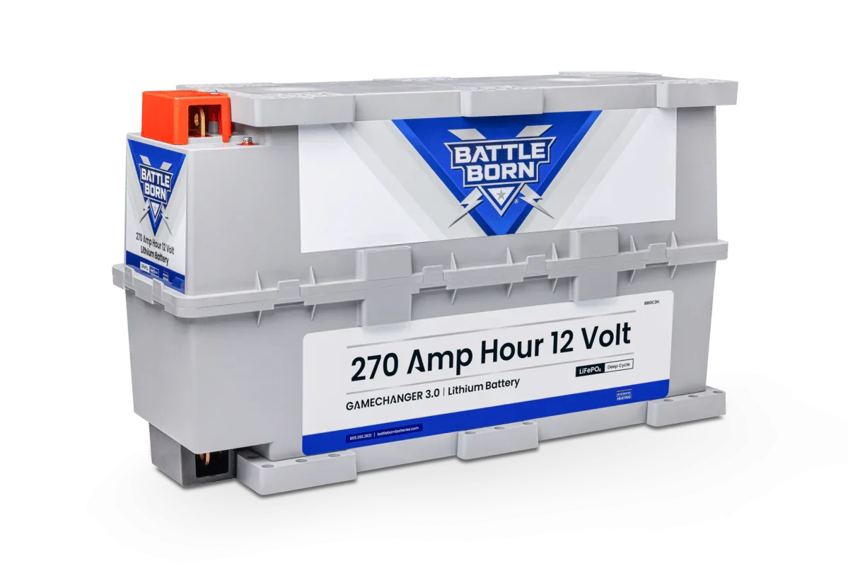 Battle Born 270Ah 12V GC3 LiFePO4 Heated Battery Kit - Green Vista Living