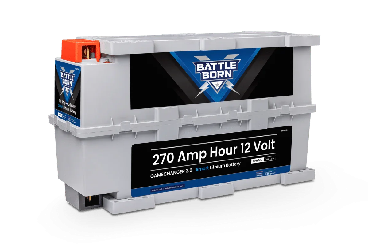 Battle Born 270Ah 12V GC3 Smart Heated LiFePO4 Deep Cycle Battery Kit - Green Vista Living