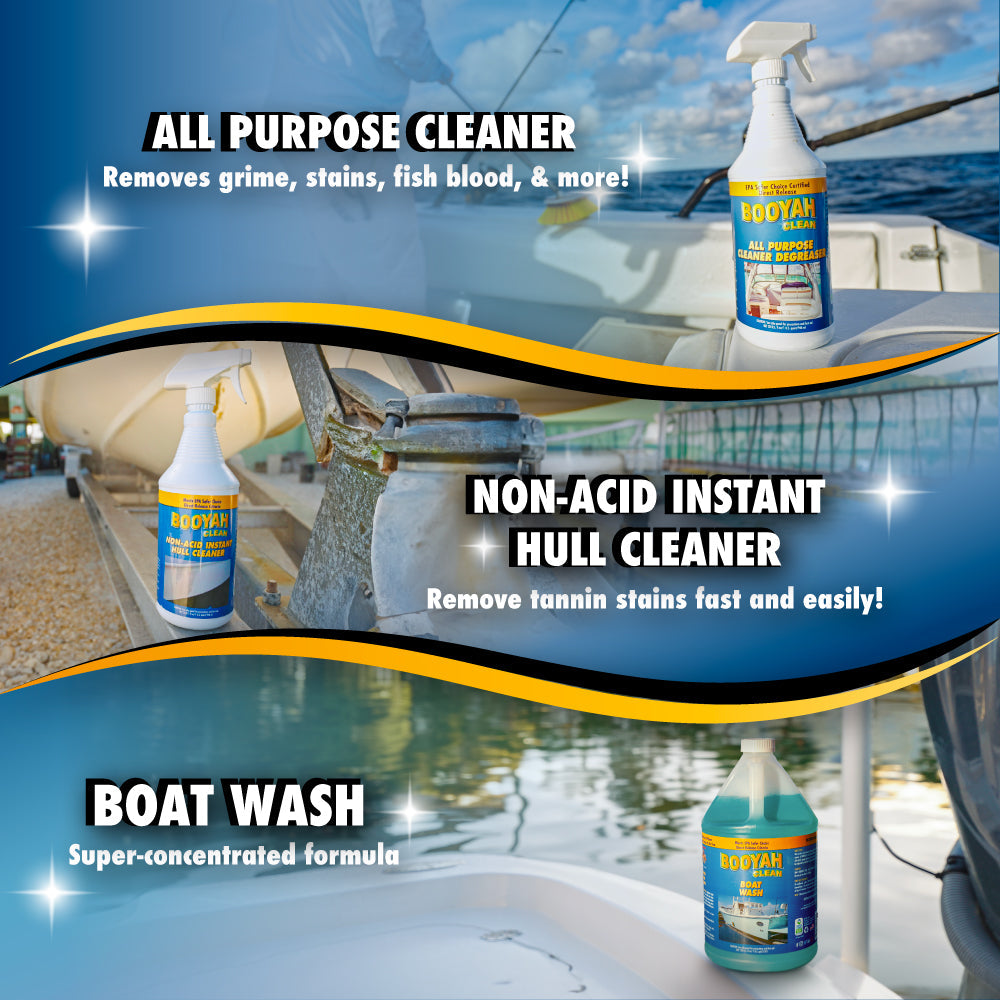 BOOYAH CLEAN ULTIMATE BOAT WASH BUCKET KIT
