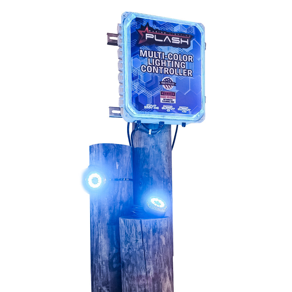 Plashlight Plashlight Underwater Dock Light Kit | Illuminated Control Panel