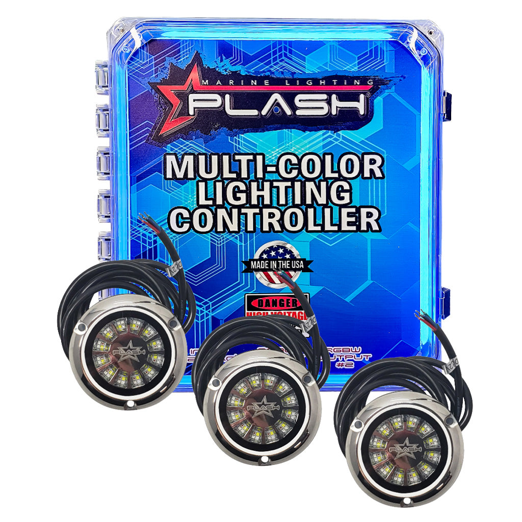 Plashlight Plashlight Underwater Dock Light Kit | Illuminated Control Panel