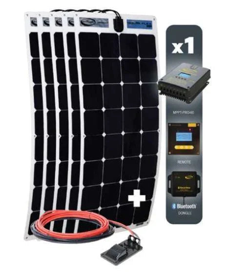 Go Power! 550 Watt Flexible Solar Kit - Green Vista Living