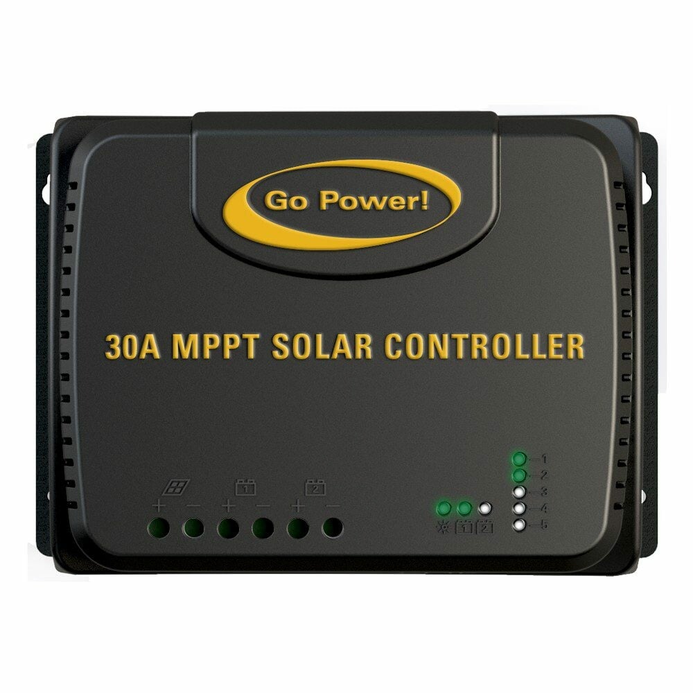 Go Power! PowerTrak 400-Watt Solar Panel & Inverter/Charger System (GP-PT-400)