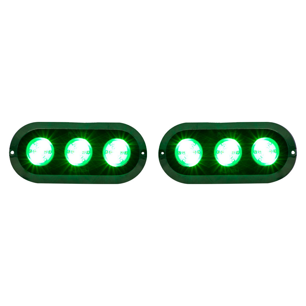 Plashlight Grande 180W Underwater Transom Light - GREEN