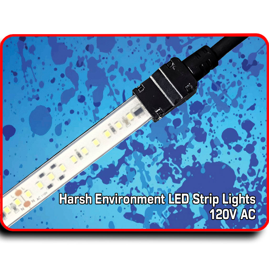 Plashlight Harsh Environment LED Strip Light - 120V AC