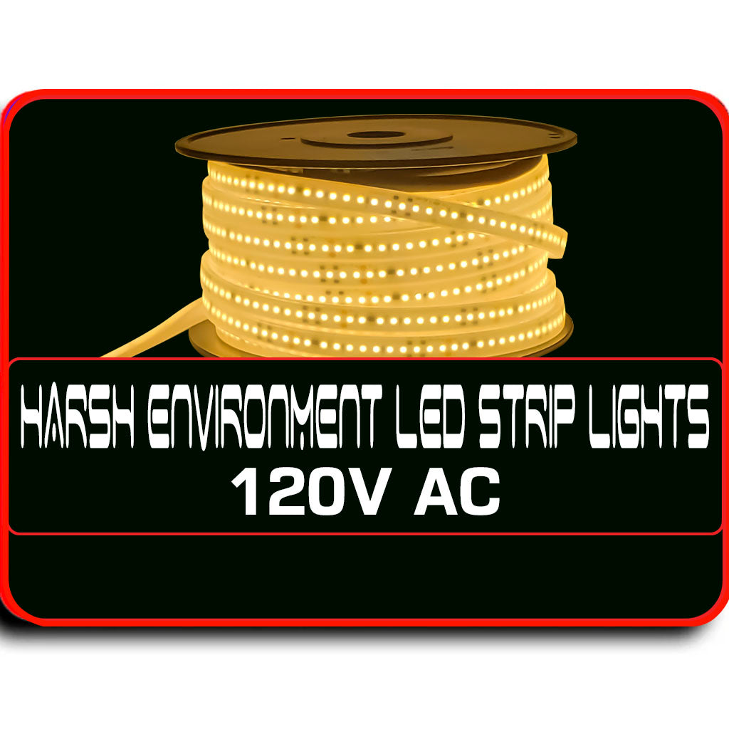 Plashlight Harsh Environment LED Strip Light - 120V AC