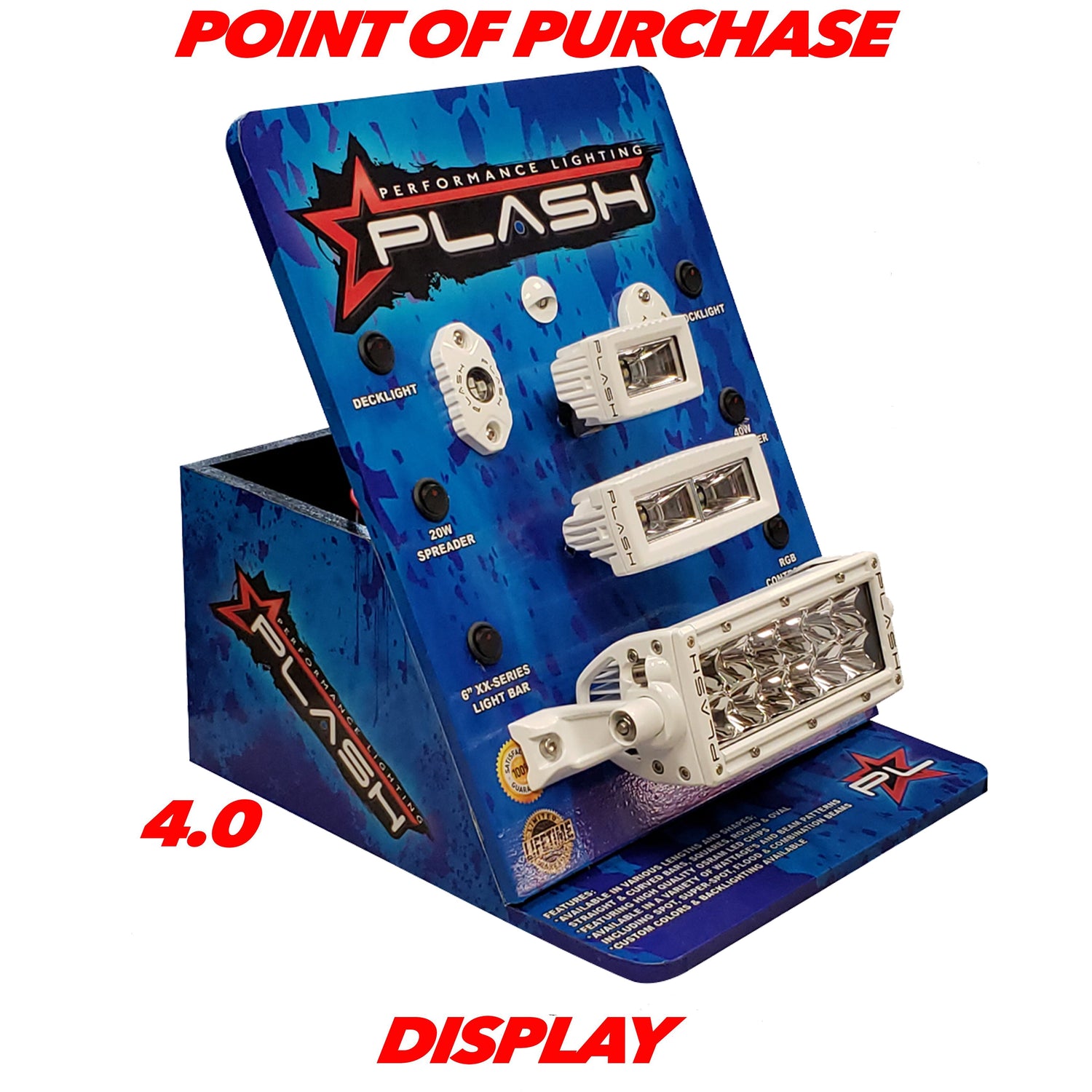 Plashlight POP Counter Display - Marine (Small)