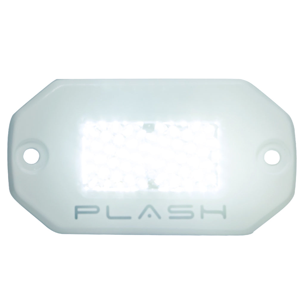 Plashlight 20W Flush Mounted Low Profile LED Light - Diffused - Marine White