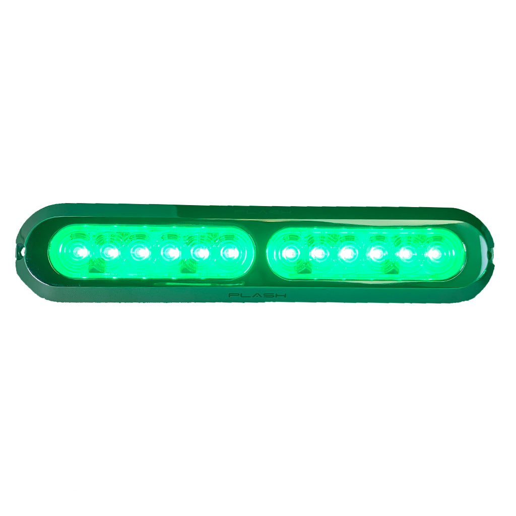 Plashlight Poquito 60W Underwater Transom Light - GREEN