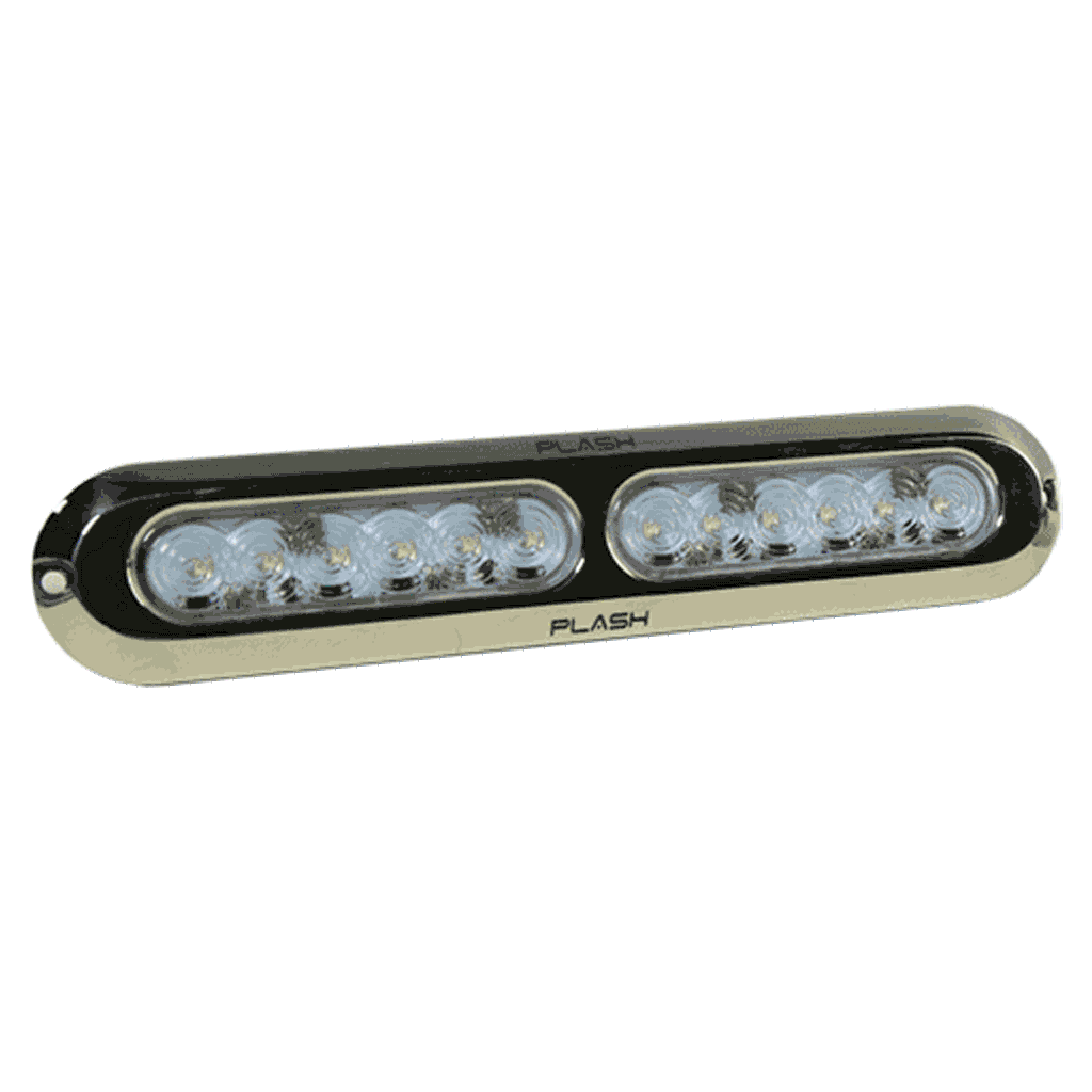 Plashlight Poquito 60W Underwater Transom Light - BLUE