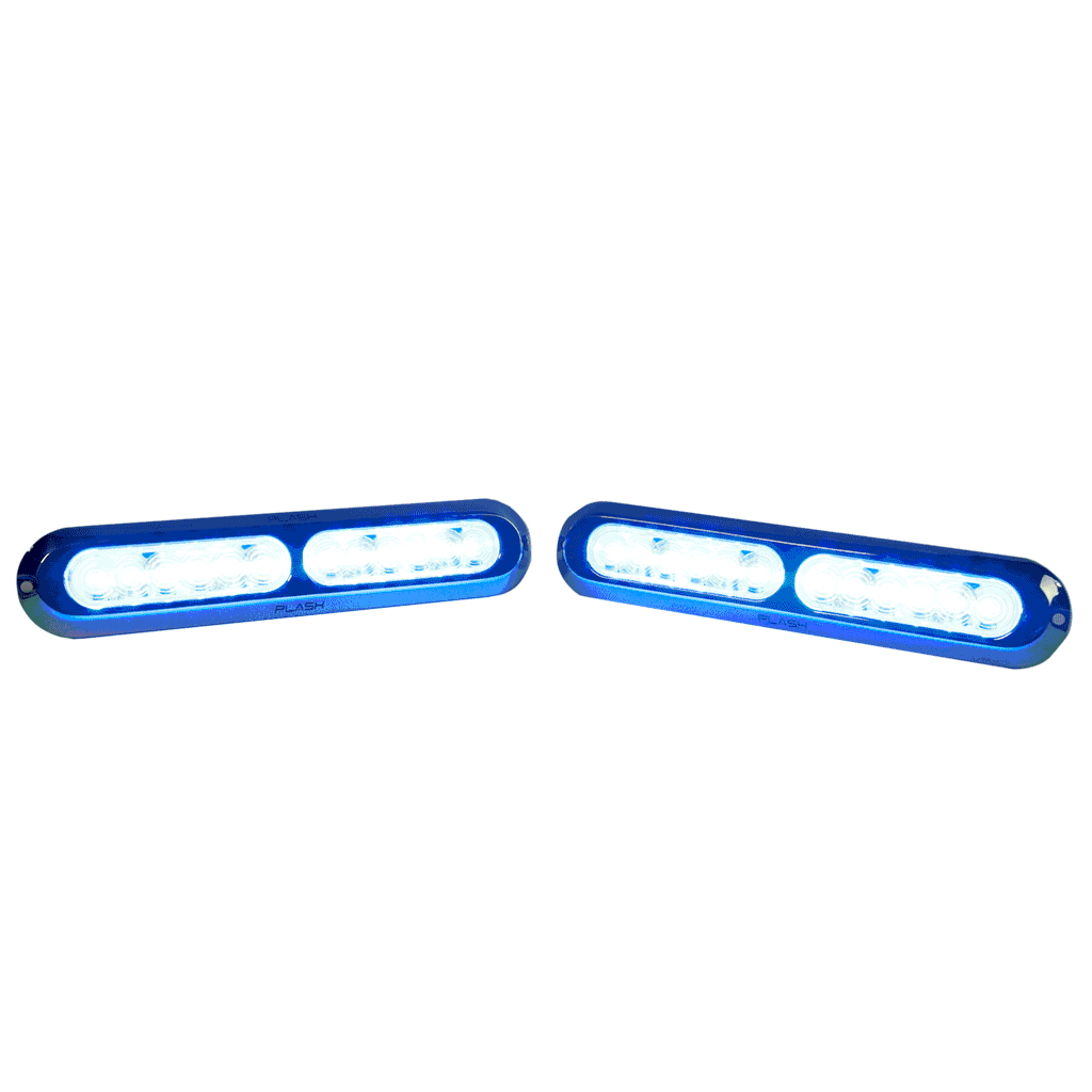 Plashlight Poquito 60W Underwater Transom Light - BLUE